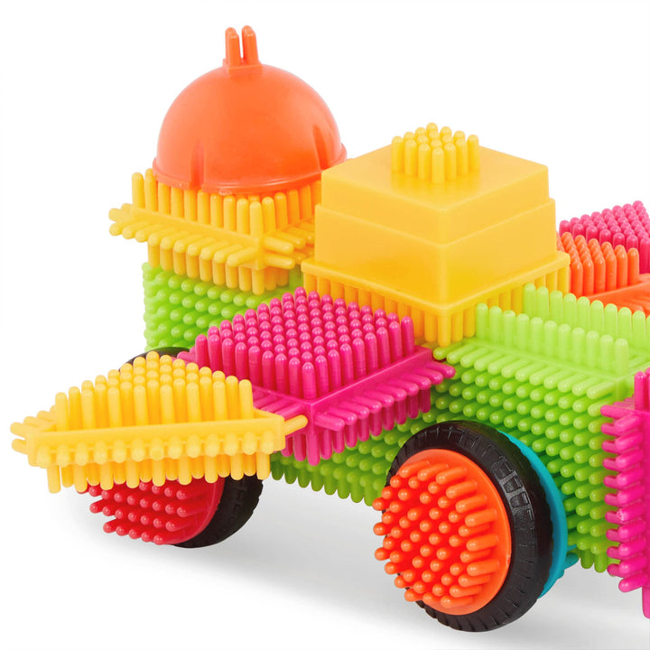 Juguete Bloques de Construcción 80 Piezas Bristle Blocks para Niños Desarrollo Creativo - Imagen 8