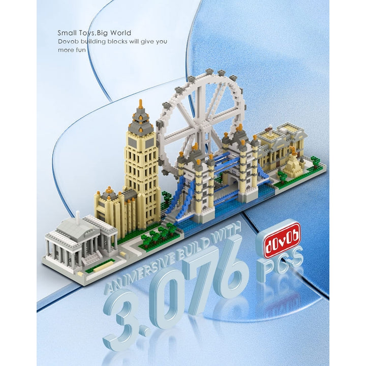 Juego De Microbloques Londres Skyline 3076 Piezas Para Niños Y Adultos - Imagen 5
