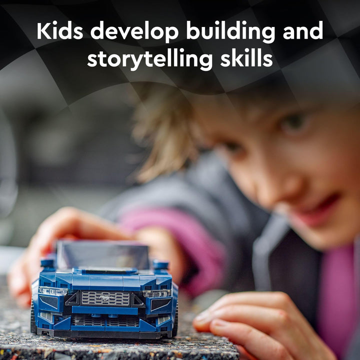 Lego Speed Champions Ford Mustang Dark Horse Juguete de Construcción para Niños y Coleccionistas - Imagen 5