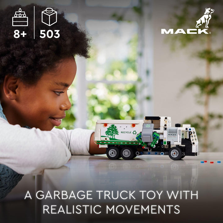 LEGO Technic Camión de Basura Eléctrico Mack LR 42167 Juguete para Niños a Partir de 8 Años - Imagen 2