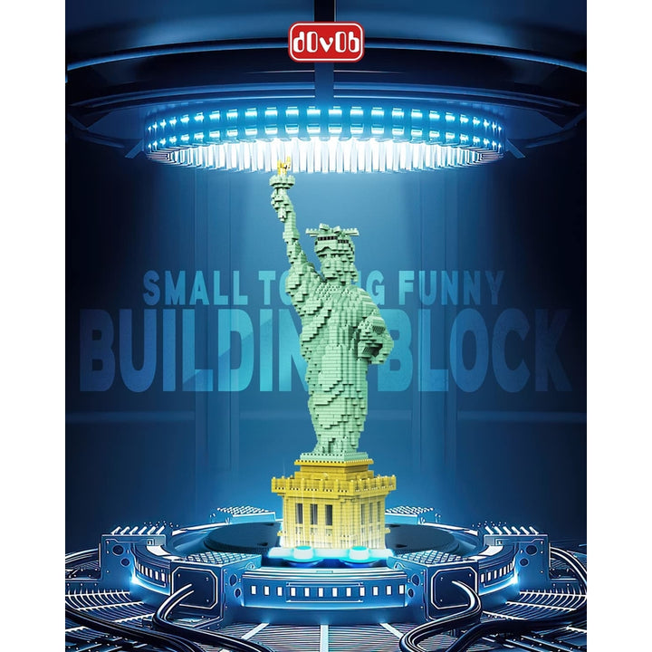 Dovob Estatua De La Libertad Micro Mini Bloques Conjunto De Construcción Divertido y Educativo - Imagen 3