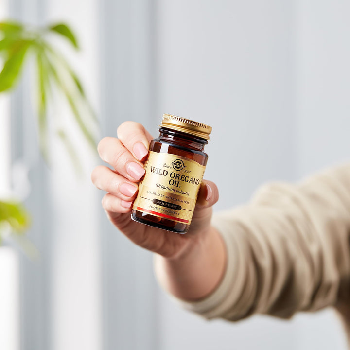 Aceite De Oregano Silvestre Solgar 60 Capsulas Apoyo Inmunologico Sin Gluten - Imagen 4