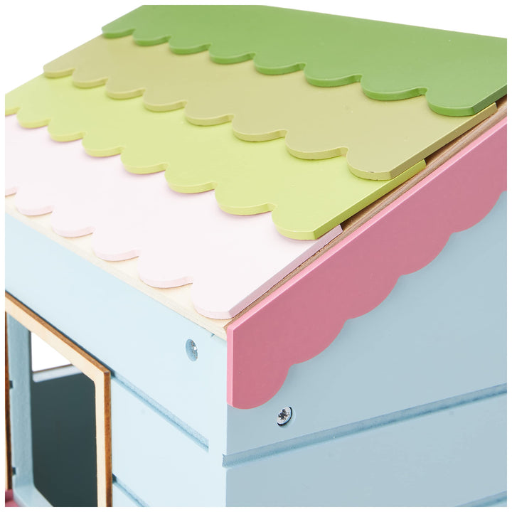 Casa De Árbol De Madera Para Muñecas Lottie Con Columpio Y Tobogán - Imagen 5