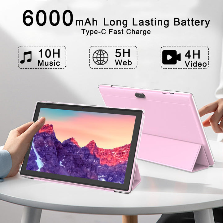 Tablet 10 Pulgadas 2 En 1 Con Teclado Y Mouse Perfecta Para Trabajo Y Entretenimiento - Imagen 6