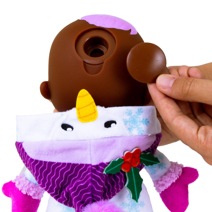 Muñeca Cry Babies Tiny Cuddles Holly 23 Cm Lágrimas Reales Navideña - Imagen 3