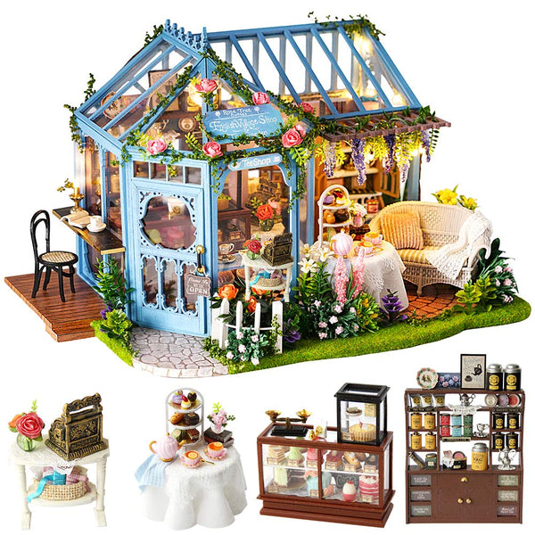 Casa De Muñecas En Miniatura CuteBee Kit De Bricolaje Con Muebles Y Accesorios - Imagen 1