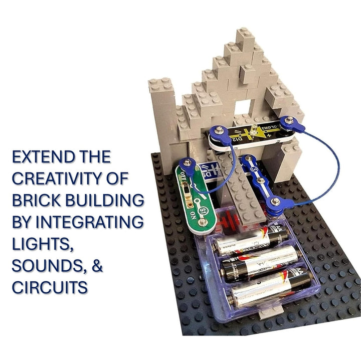 Snap Circuits BRIC Estructuras Kit de Exploración de Ladrillos y Electrónica 140 Piezas - Imagen 9