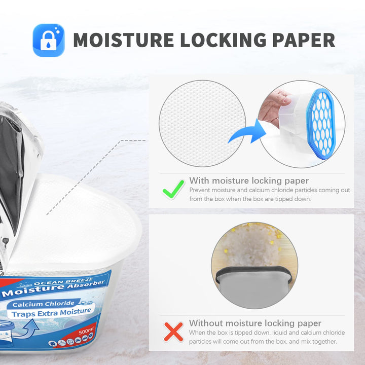 Absorbedor De Humedad Vacplus Paquete De 6 Unidades Elimina Humedad Y Malos Olores - Imagen 5