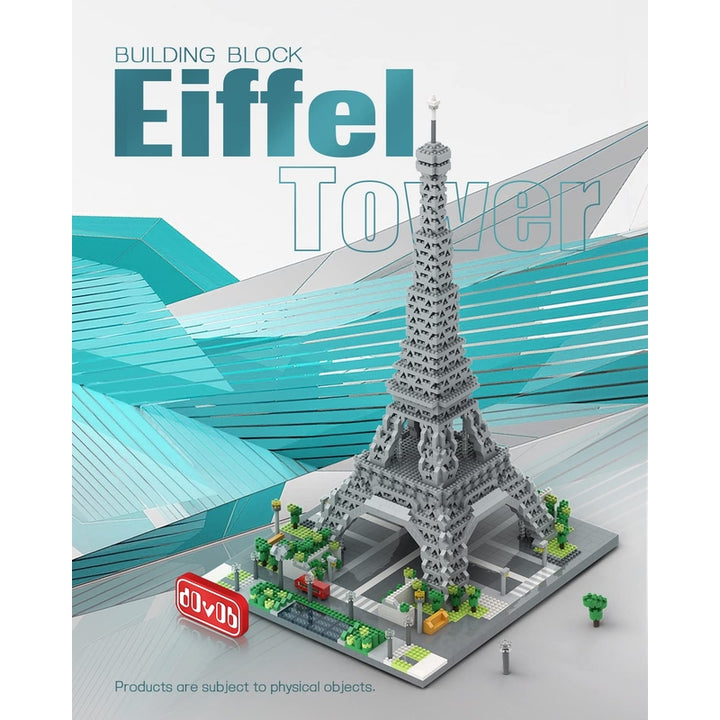 Juego De Microbloques Torre Eiffel 3369 Piezas 3D Dovob Diversión Creativa Para Niños Y Adultos - Imagen 3