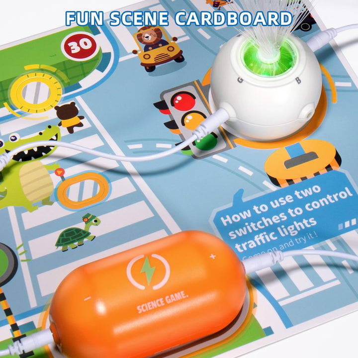 Kit De Circuitos Para Niños 3-12 Años 25 Piezas 64 Proyectos STEM Electrónica Bricolaje - Imagen 6