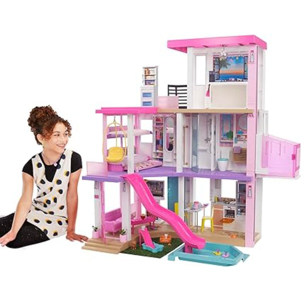 Barbie Casa De Los Sueños 2021 Multicolor Con Accesorios De Juego Mattel