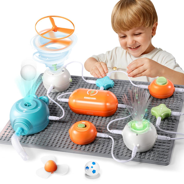 Kit De Circuitos Para Niños 3-12 Años 25 Piezas 64 Proyectos STEM Electrónica Bricolaje - Imagen 1