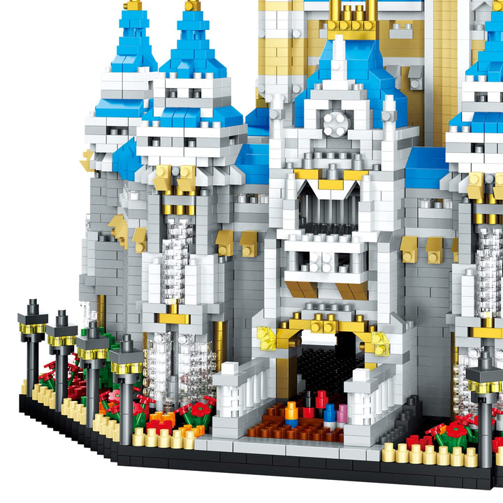 Juego De Bloques Castillo De Hadas 5297 Piezas Construcción De Micro Ladrillos - Imagen 5