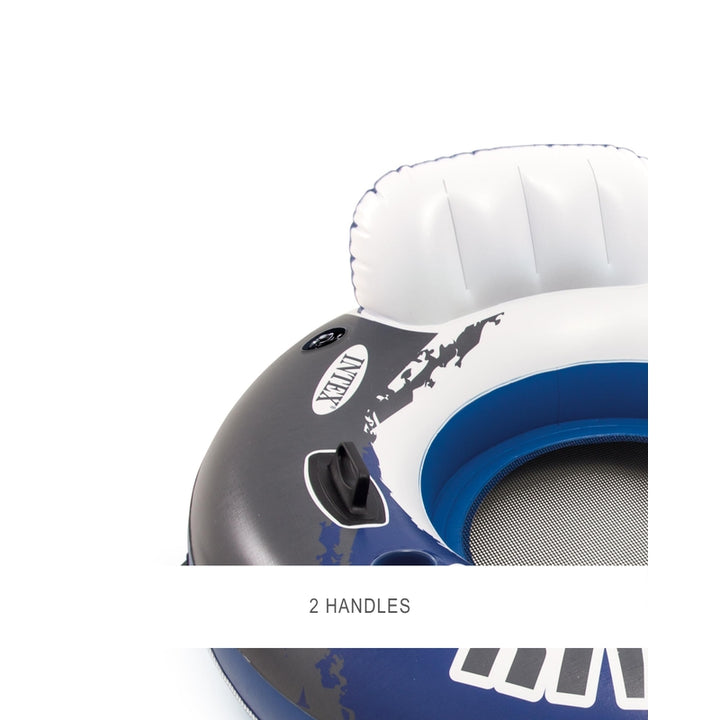 Intex River Run II Flotador Inflable Para 2 Personas Con Enfriador y Portavasos - Imagen 5
