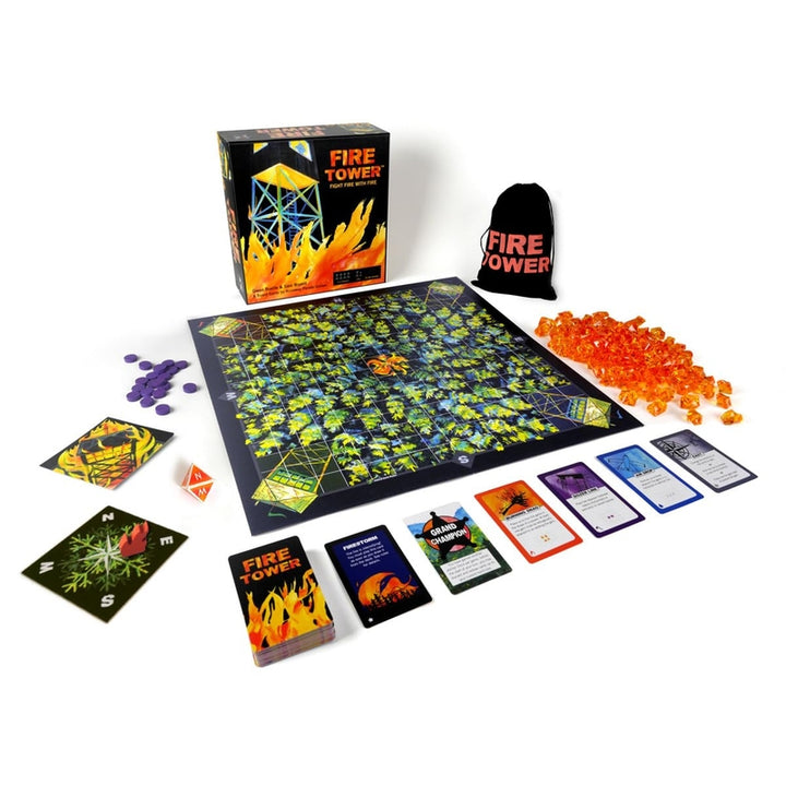 Fire Tower Edición Deluxe Juego de Estrategia y Velocidad con Componentes de Lujo - Imagen 3
