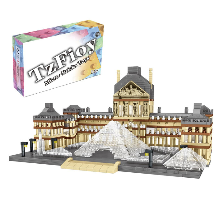 Juego Bloques Construcción Museo Louvre 3377 Piezas Educativo Para Adultos Y Niños - Imagen 1