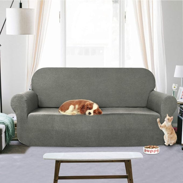Funda De Sofa Grande Aujoy Stretch Repelente Al Agua A Prueba De Mascotas
