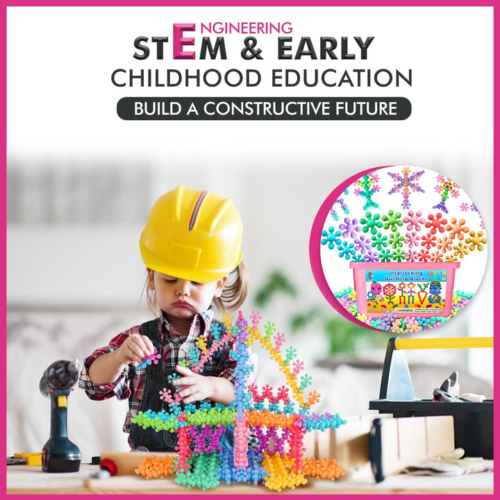 Bloques de Construcción Coloridos 300 Piezas Juguete Educativo STEM para Niños - Imagen 6