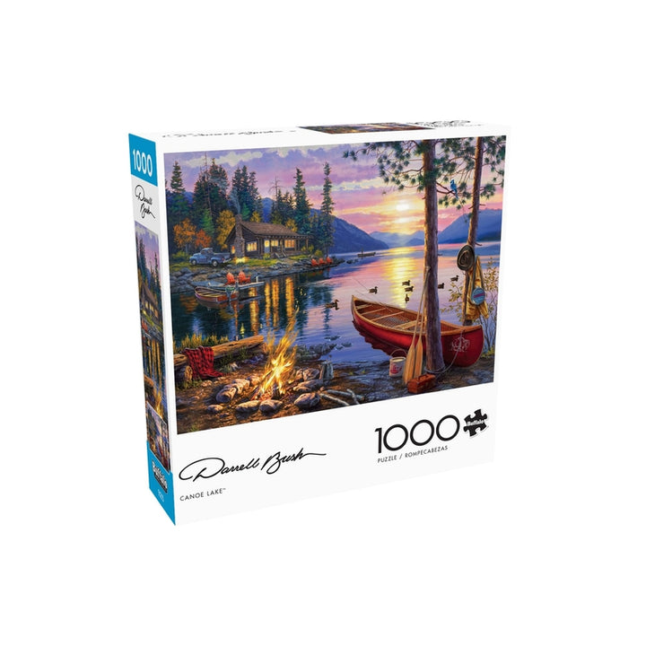 Rompecabezas Canoe Lake Darrell Bush 1000 Piezas Buffalo Games - Imagen 3