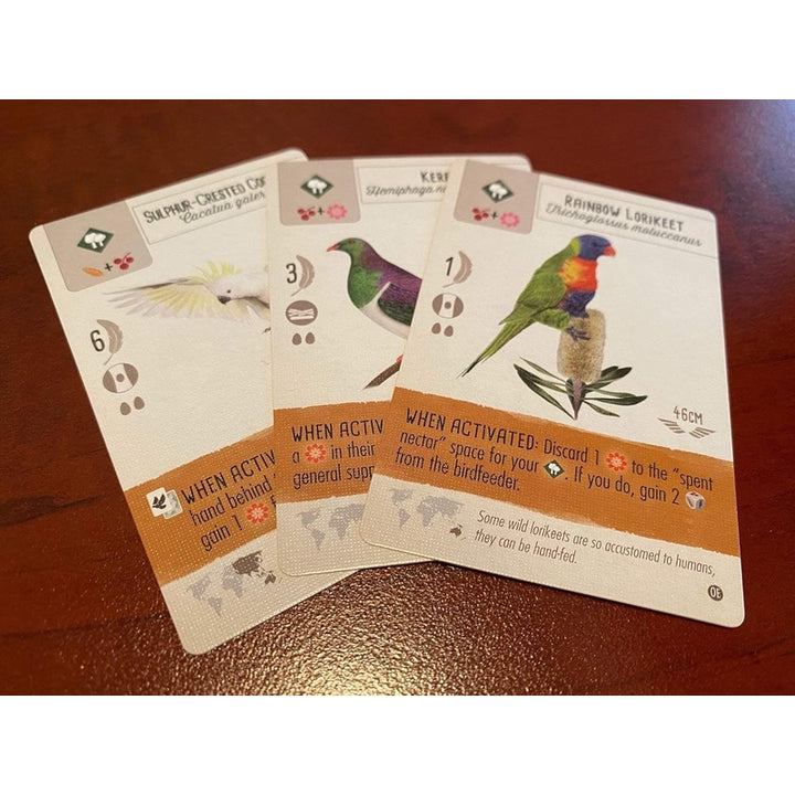 Expansión Wingspan Oceania Stonemaier Games 95 Aves Nuevas y Modo Cooperativo - Imagen 9