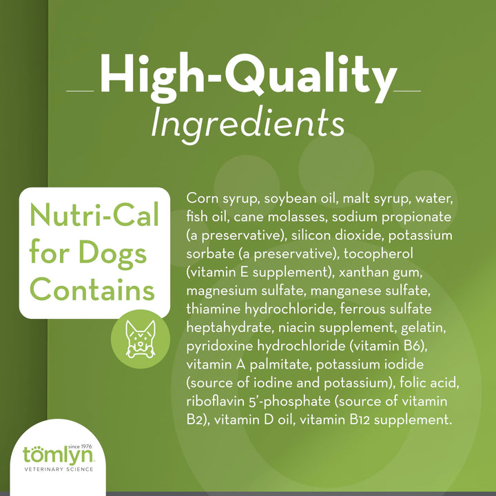 Suplemento Nutricional Para Perros Adultos Tomlyn Nutri-cal Gel 4.25 Oz - Imagen 4