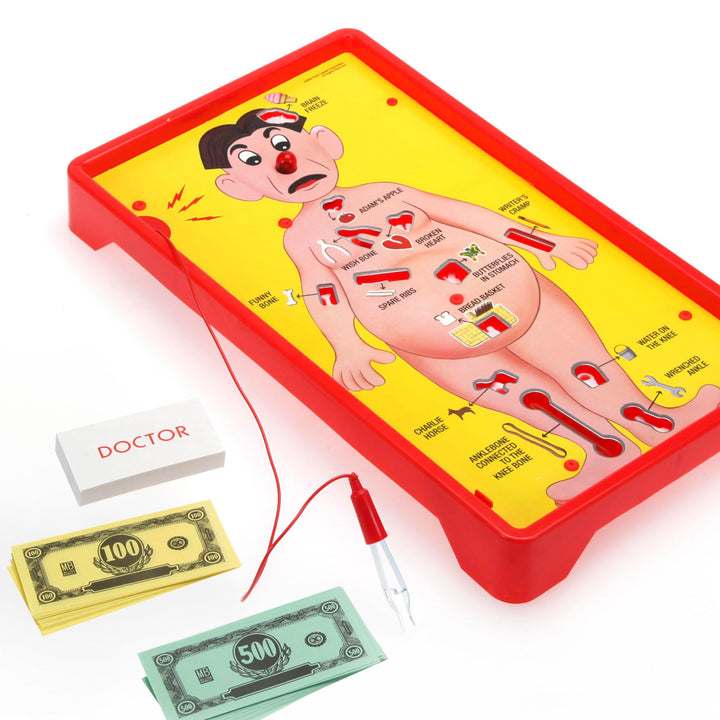 Juego de Mesa Electrónico Operation Para Niños + Efectos de Sonido y Luz + Habilidades Manuales - Imagen 2