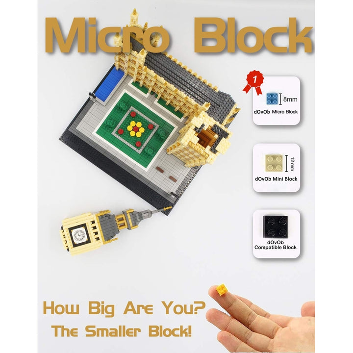 Juego De Bloques 3600 Piezas Big Ben Modelo Arquitectónico Para Niños Y Adultos - Imagen 3