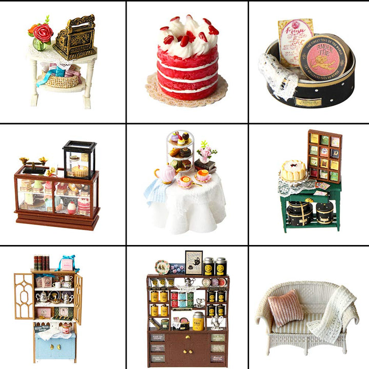 Casa De Muñecas En Miniatura CuteBee Kit De Bricolaje Con Muebles Y Accesorios - Imagen 7