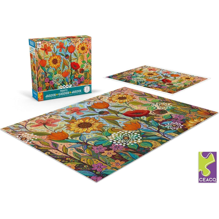 Rompecabezas 1000 Piezas Peggys Garden Joy In The Morning Diseño Relajante - Imagen 4