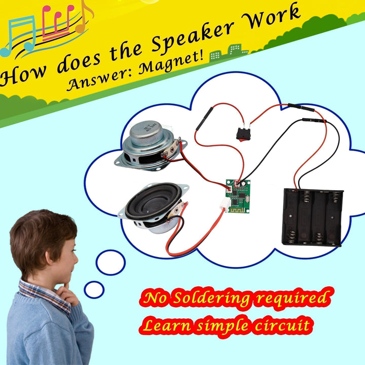 Kit STEM Altavoces Bluetooth para Niños 8 a 14 años Bricolaje Proyecto Educativo - Imagen 4