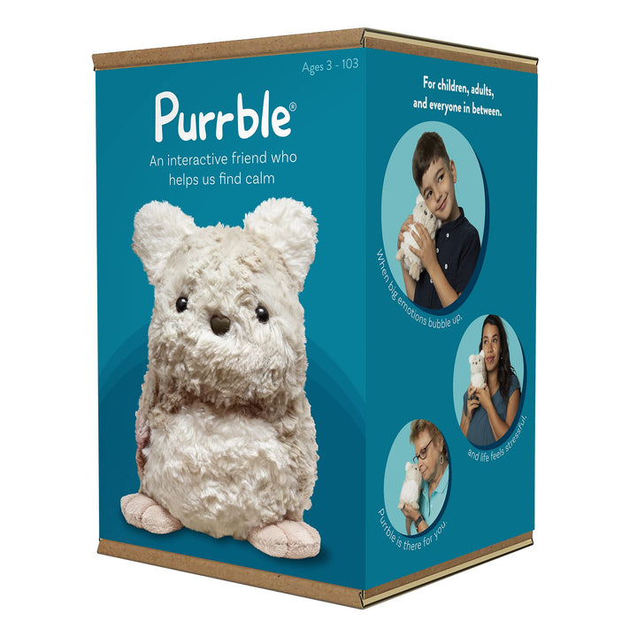 Compañero de Peluche Interactivo Con Latidos y Ronroneo Ideal para Niños y Adultos - Imagen 3