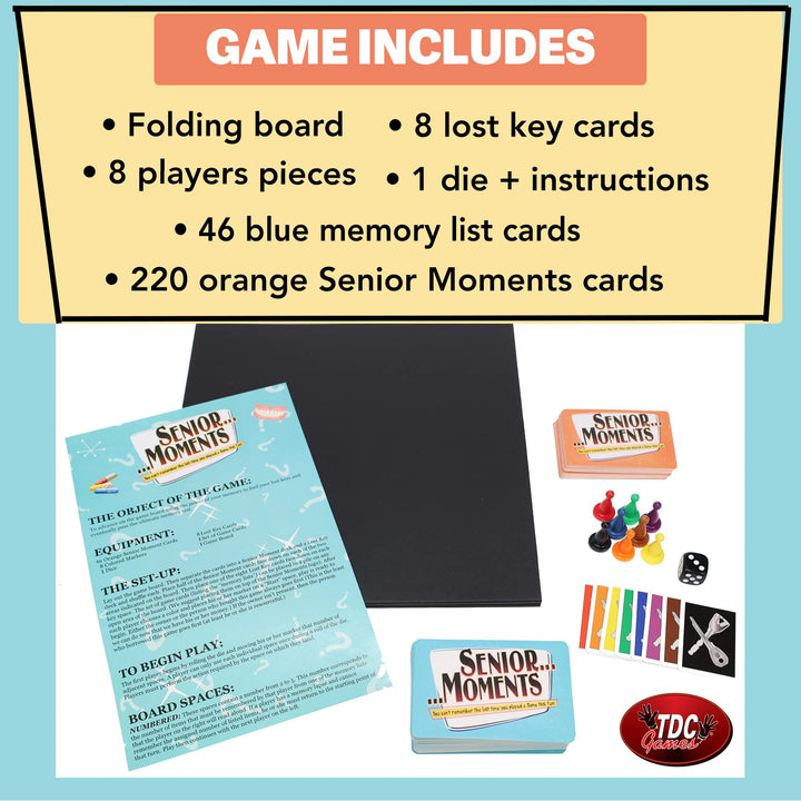 Juego de Mesa Senior Moments Para 2-8 Jugadores Perfecto Para Regalo de Cumpleaños 40-60 Años - Imagen 5