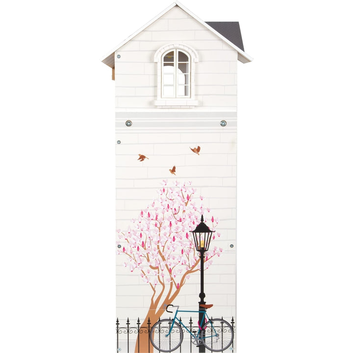 Casa De Muñecas De Madera Villa Urbana Juguete Infantil Para Juego Creativo - Imagen 5