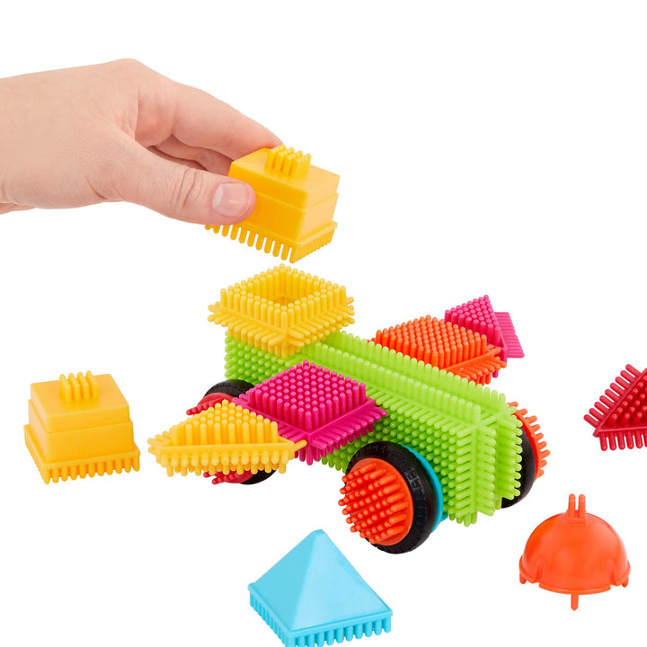 Juguete Bloques de Construcción 80 Piezas Bristle Blocks para Niños Desarrollo Creativo - Imagen 5