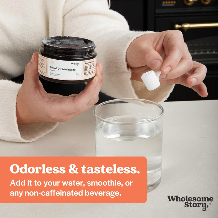 Polvo De Myo-Inositol E Inositol D-Chiro Wholesome Story Apoyo Hormonal Saludable - Imagen 4