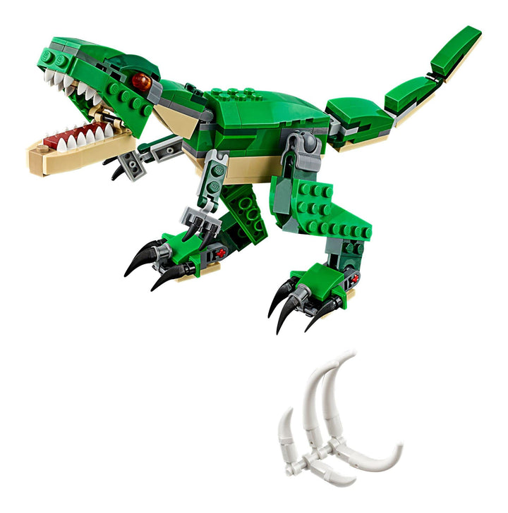Lego Kit Para Armar Dinosaurios Creator 3 en 1 T-Rex Triceratops Pterodáctilo 174 Piezas - Imagen 4