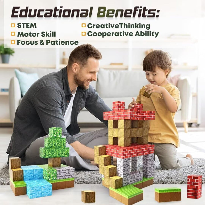 Bloques Magnéticos Toylogy Juguetes Sensoriales para Niños de 3 a 8 Años - Imagen 8