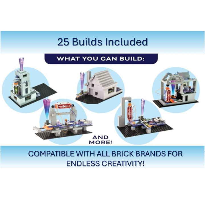 Snap Circuits BRIC Estructuras Kit de Exploración de Ladrillos y Electrónica 140 Piezas - Imagen 8