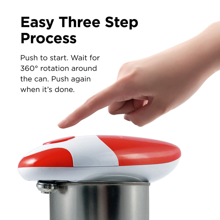 Abrelatas Electrico Kitchen Mama 20 Refined Blade Sin Bordes Filosos - Imagen 4