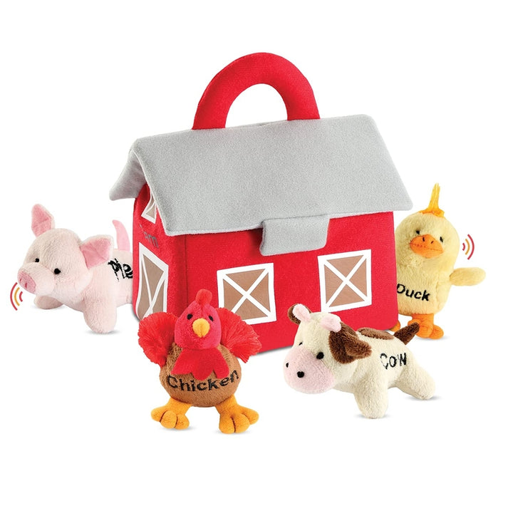 Juguetes De Peluche De Animales De Granja Con Sonidos 30 Cm – Ideal Para Niños Pequeños - Imagen 1