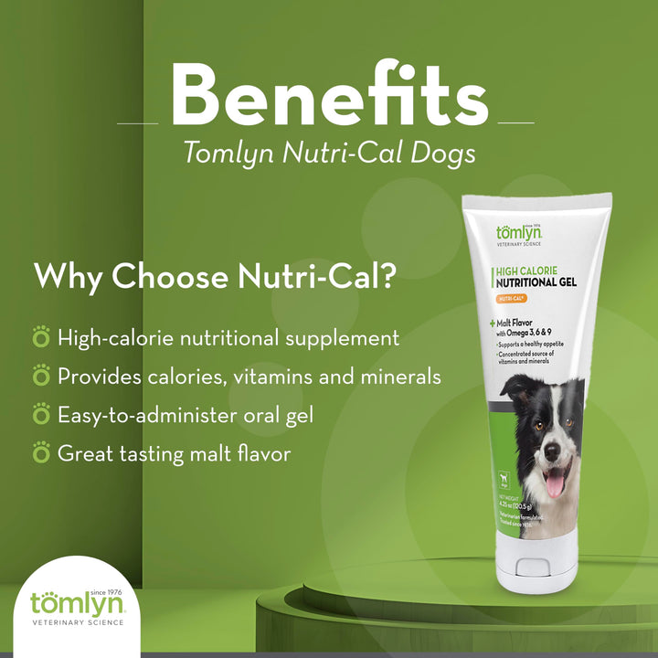 Suplemento Nutricional Para Perros Adultos Tomlyn Nutri-cal Gel 4.25 Oz - Imagen 2