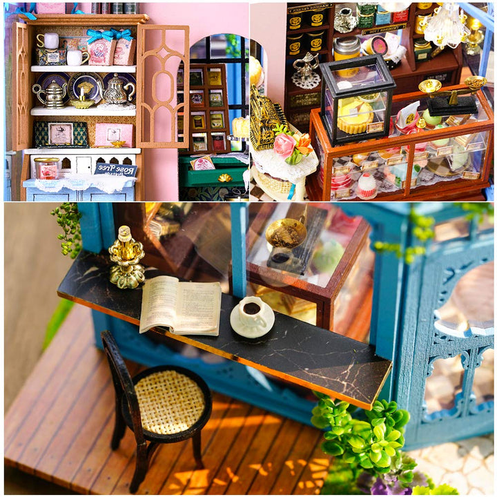Casa De Muñecas En Miniatura CuteBee Kit De Bricolaje Con Muebles Y Accesorios - Imagen 4