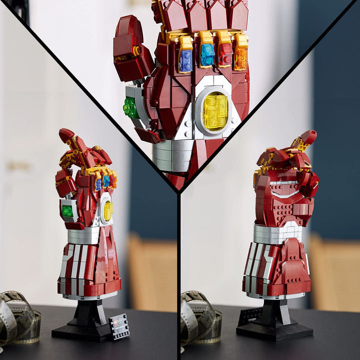 Lego Marvel Nano Guantelete Iron Man Con Piedras Del Infinito Modelo 76223 Para Colección - Imagen 4