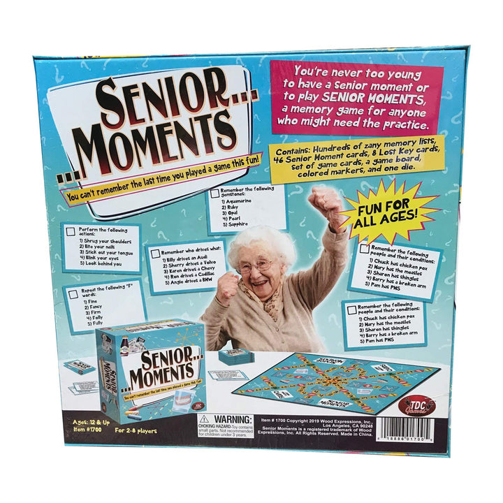 Juego de Mesa Senior Moments Para 2-8 Jugadores Perfecto Para Regalo de Cumpleaños 40-60 Años - Imagen 9