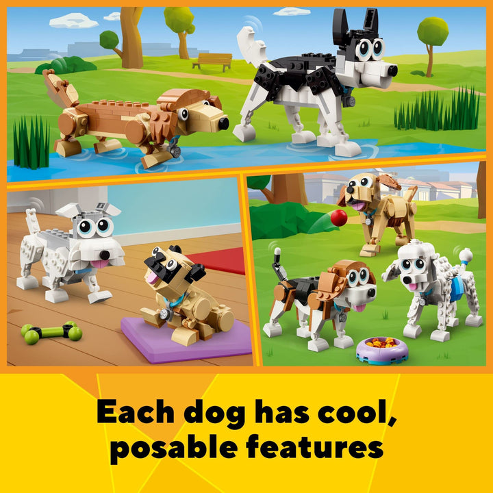 Lego Creator 31137 Construcción 3 En 1 De Adorables Perros Juego Educativo - Imagen 5