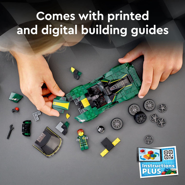 Speed Champions Lotus Evija 76907 Coche de Carreras de Juguete con Minifigura para Niños - Imagen 4