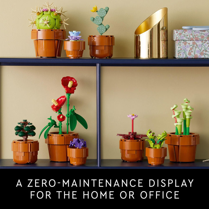 LEGO Icons Juego de Construcción de Plantas Pequeñas Regalo Decorativo Para Adultos - Imagen 6