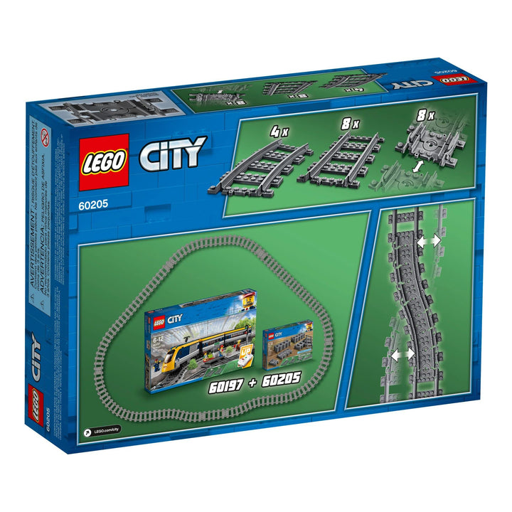 LEGO City Tracks 60205 Juego Expansión Vías de Tren Compatible con LEGO City - Imagen 3