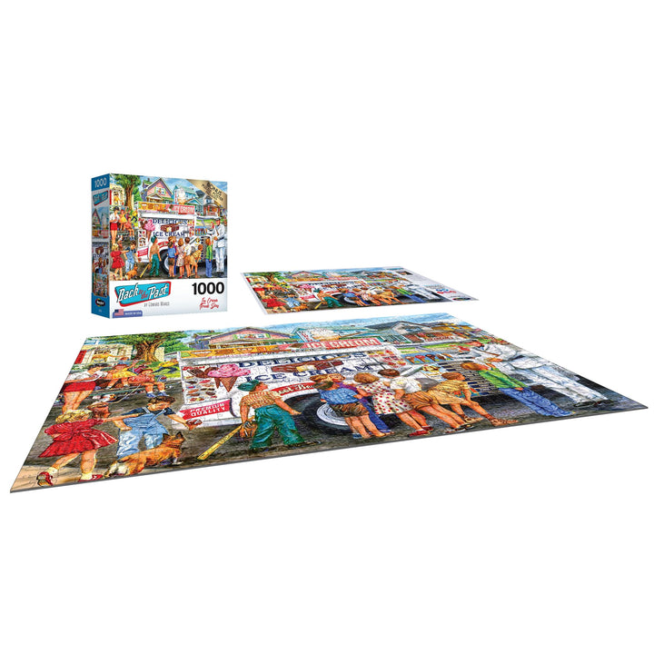Rompecabezas 1000 Piezas Día del Camión de Helados RoseArt - Imagen 6