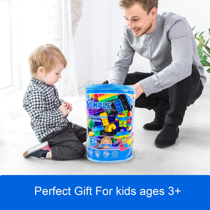 Bloques De Construcción Grande De Plástico Suave 300 Pzs Para Niños Juguete Educativo Creativo - Imagen 5